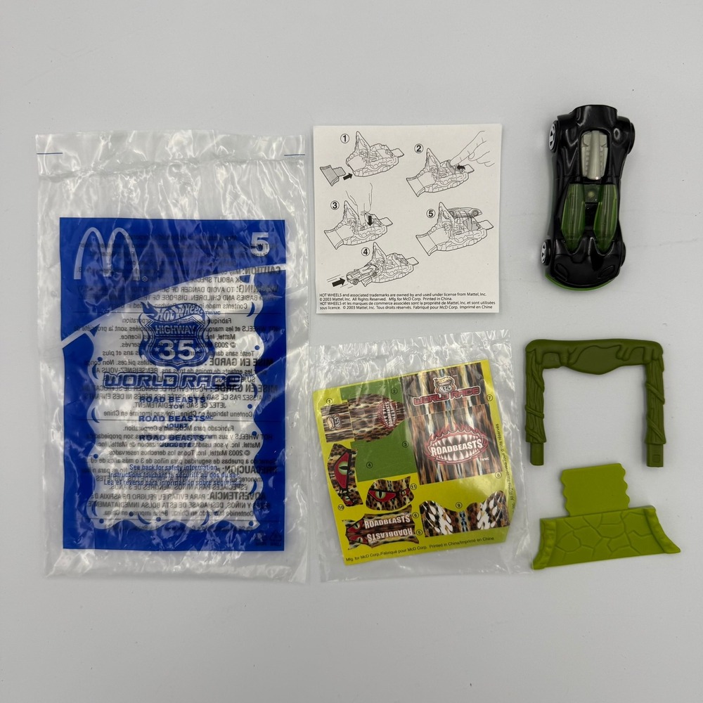 Hot Wheels Highway 35‎ World Race McDonald's Happy Meal #5 Missing Piece